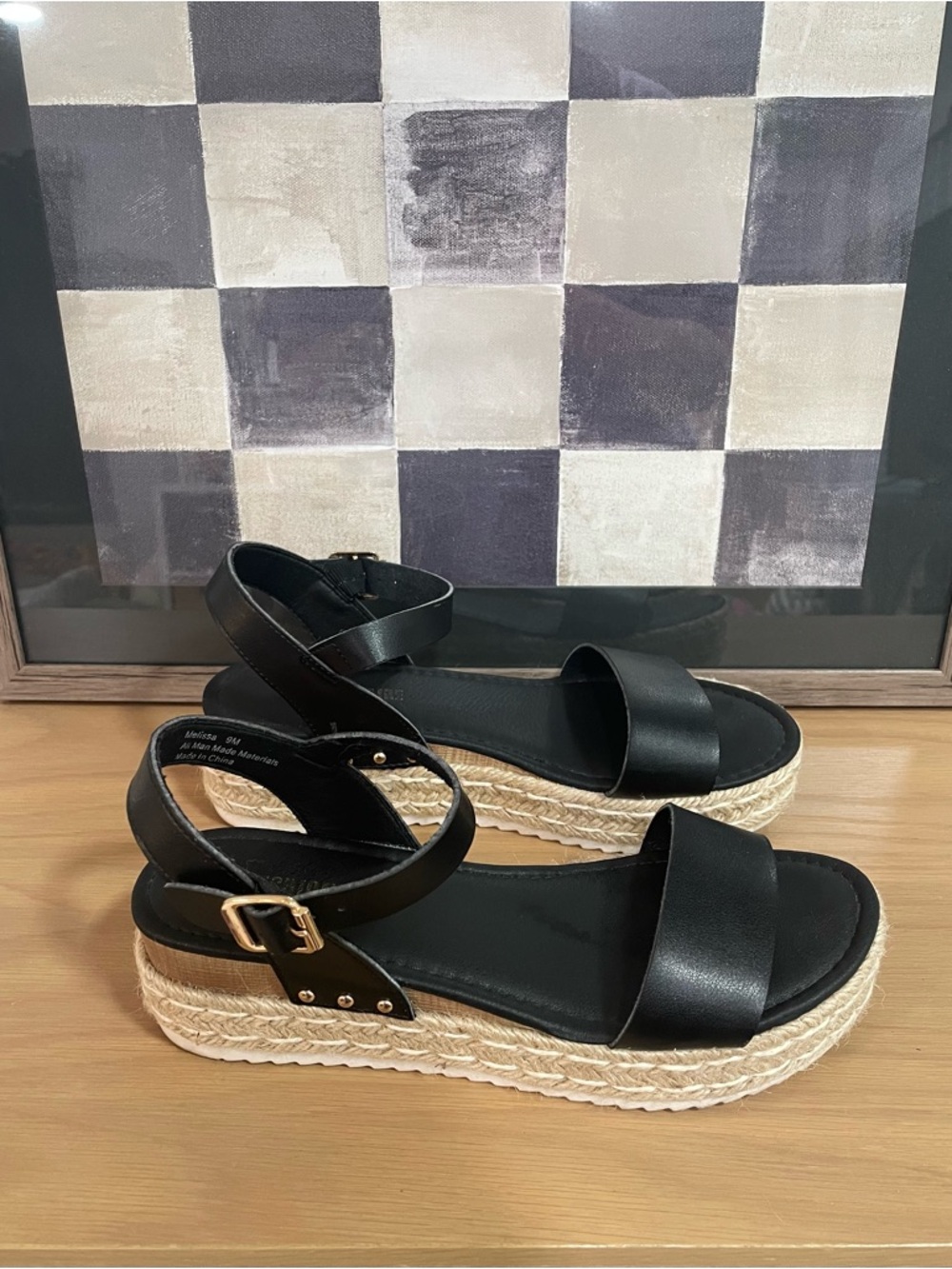 Cushionaire Melissa Espadrille Platform Wedge Sandals